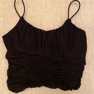 Princess Polly Concordia Top (size 2, black)